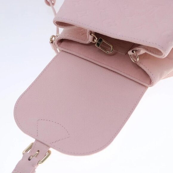 LOUIS VUITTON Monogram Empreinte Backup Backpack Pink M47074 LV Auth 91596SM main image 12